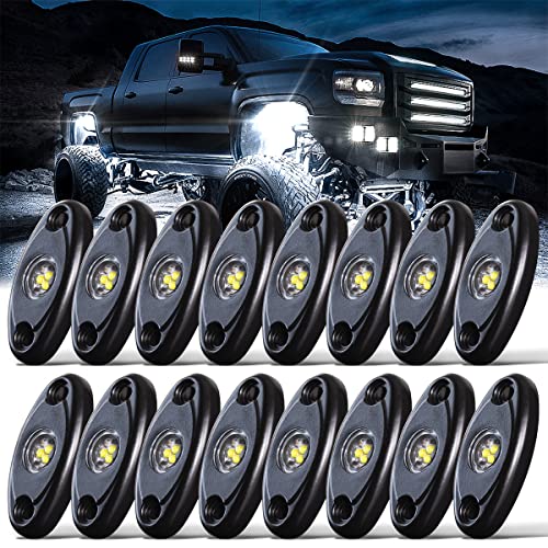 LED R1 Rock Lights White 16PCS
