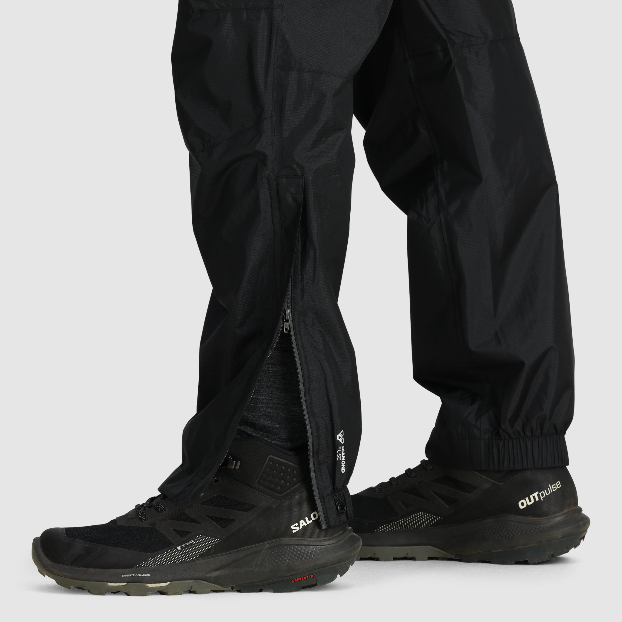 Men's Helium Rain Pants - Waterproof Hiking & Outdoor Adventure Pants for Camping, Fishing & Backpacking