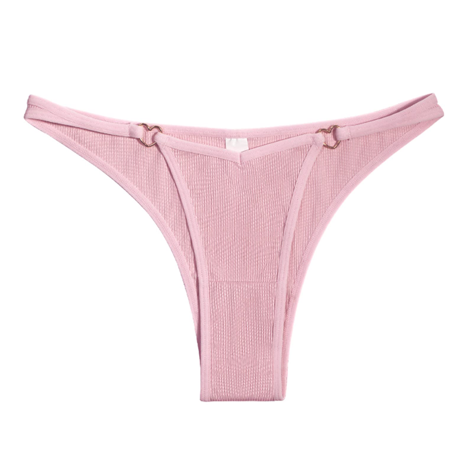 Lace Underwear for Women - Soft Cotton Bikini Panties, Stretch Hipster Briefs, Comfortable Nylon Underwear - Size 12 (Pink, L) - Perfect for Daily Wear, Sleepwear & Special Occasions