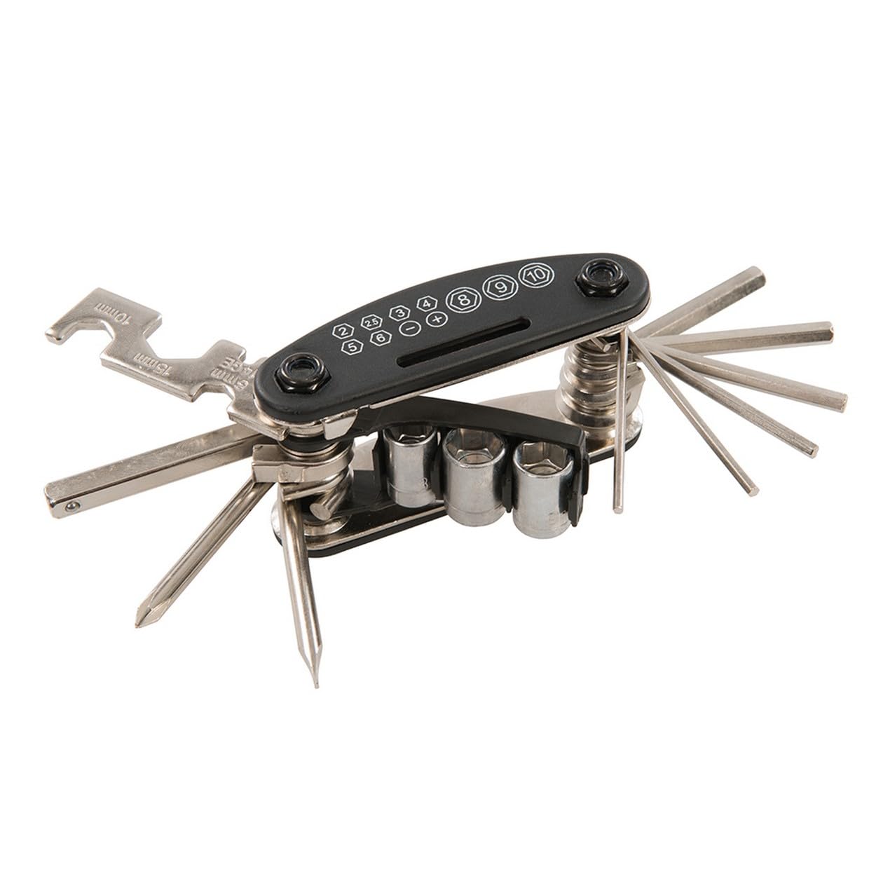 13-in-1 Bike Multi-Tool for Cycling Repair - Compact Bicycle Maintenance Kit for Road & Mountain Bikes - Perfect for On-the-Go Adjustments & Emergency Fixes