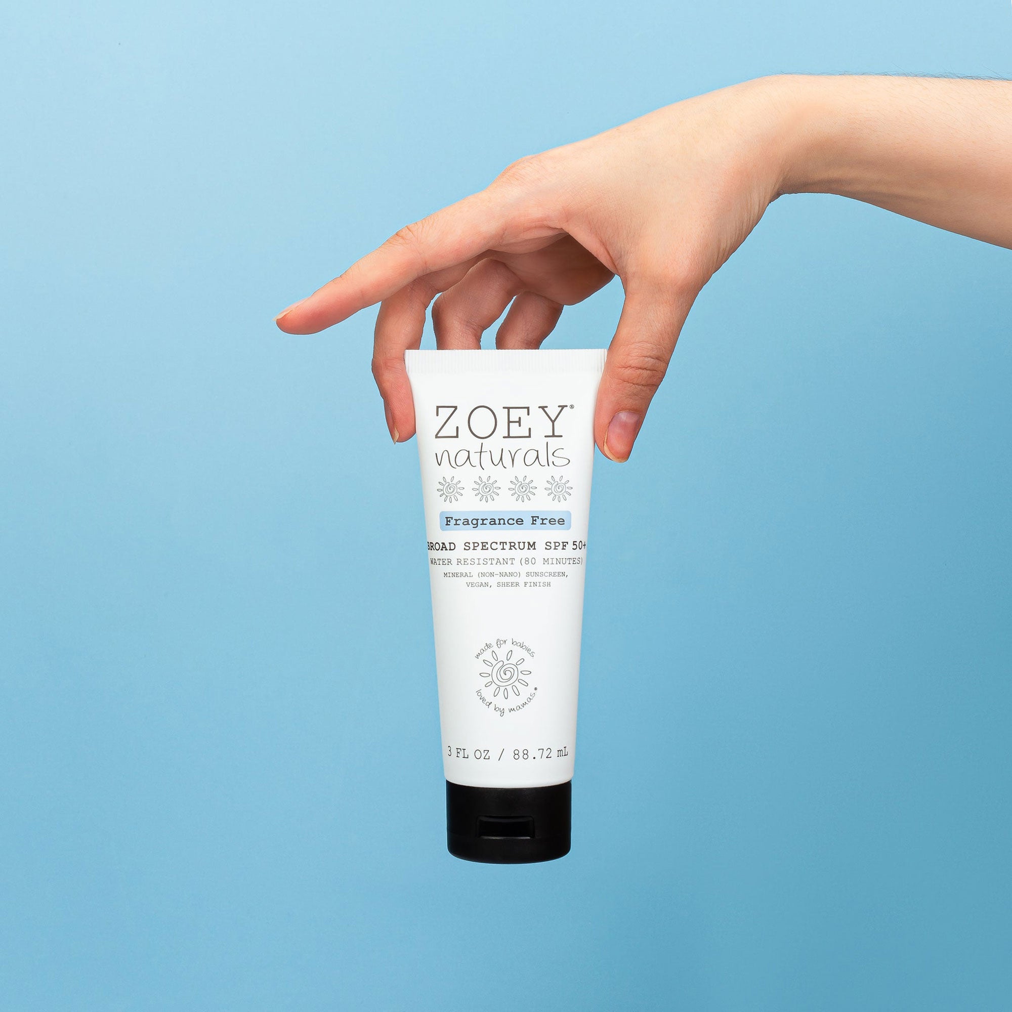 Broad Spectrum SPF 50+ Sunscreen Lotion - 3 fl oz Tube - Water Resistant, UVA/UVB Protection - Perfect for Beach, Swimming & Outdoor Activities