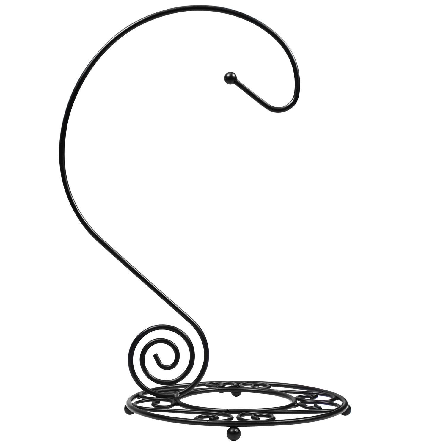Blue Donut Banana Hanger - Farmhouse Kitchen Countertop Banana Holder Stand with Hook, Durable Black Banana Tree for Organizing Fruits - Perfect for Kitchen, Dining Room, and Pantry Storage