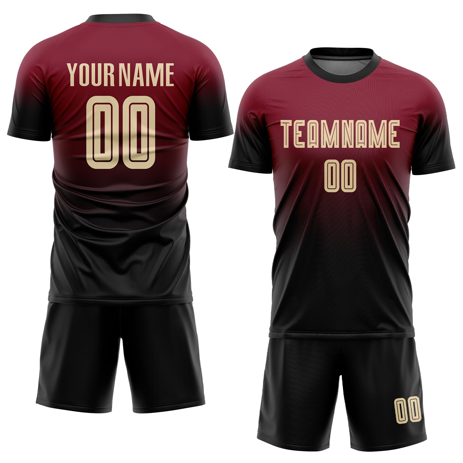 Custom Soccer Jersey Set - Personalized Team Jerseys for Men, Women & Youth with Name, Number & Logo - Perfect for Matches, Training & Fan Gear