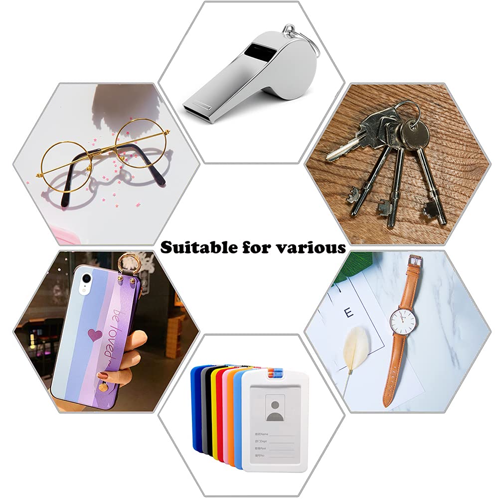 POPLOPP 3PCS Teacher Lanyards - Cute Silicone Beaded ID Badge Holder & Keychain for Women, Nurses, Employees, Students - Perfect for School, Hospital, Office & Work Security Accessories
