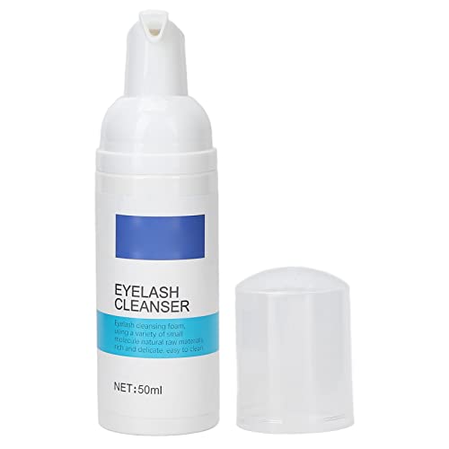 Professional Lash Foam Shampoo & Eyelash Extension Cleanser - Gentle Foaming Eyelid Cleanser with Soft Brush for Deep Cleansing | Safe for Salon & Home Use | Perfect for Lash Extensions, Sensitive Eyes & Daily Eye Care