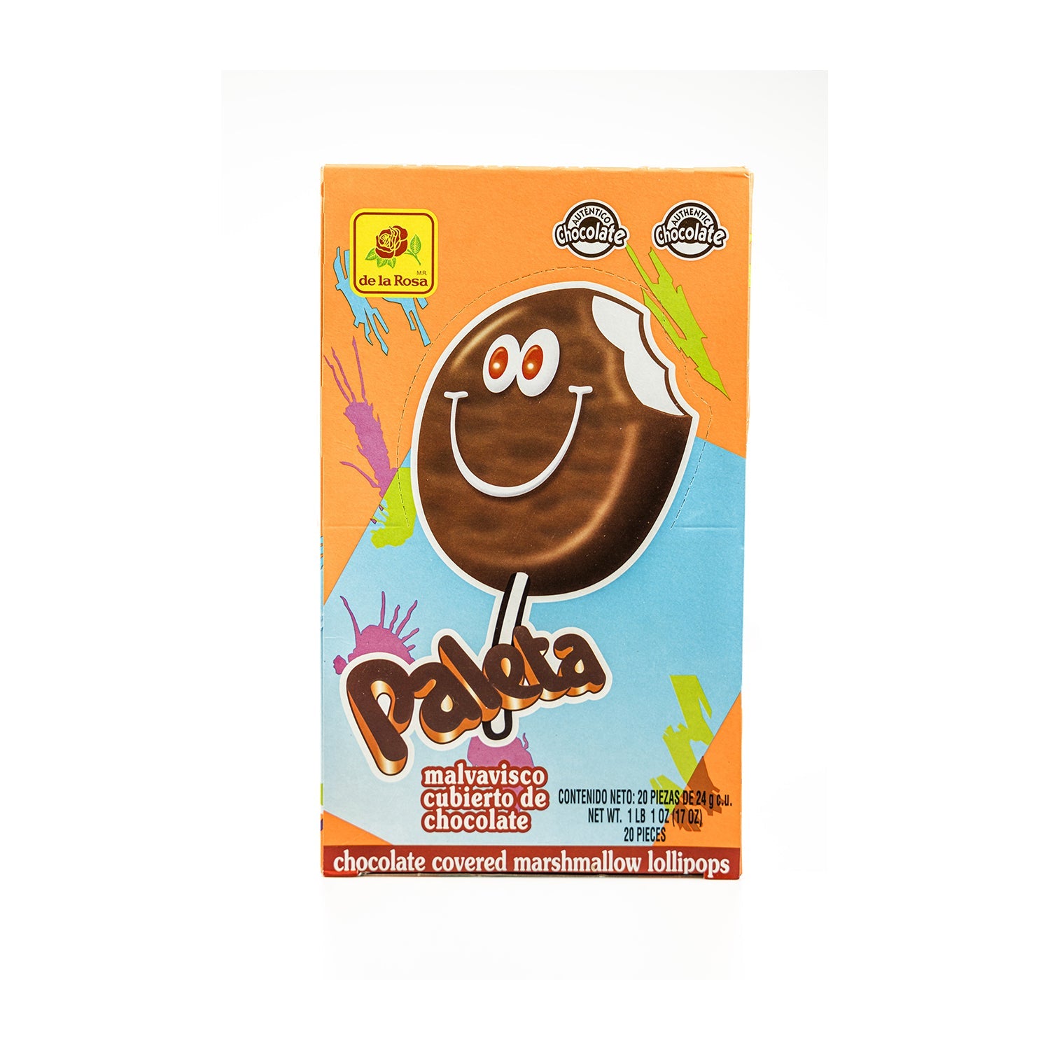 De La Rosa Paleon Bombon Mexican Candy | 20ct Box (20 Pieces) - Perfect for Parties, Gifts & Snacking