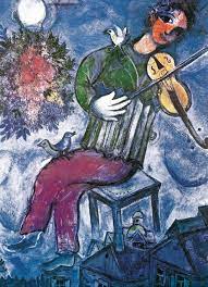 Eurographics 1000-Piece Jigsaw Puzzle - Chagall's The Blue Violinist - Fine Art Puzzle for Adults & Teens - Perfect for Home Decor, Relaxation & Family Game Night