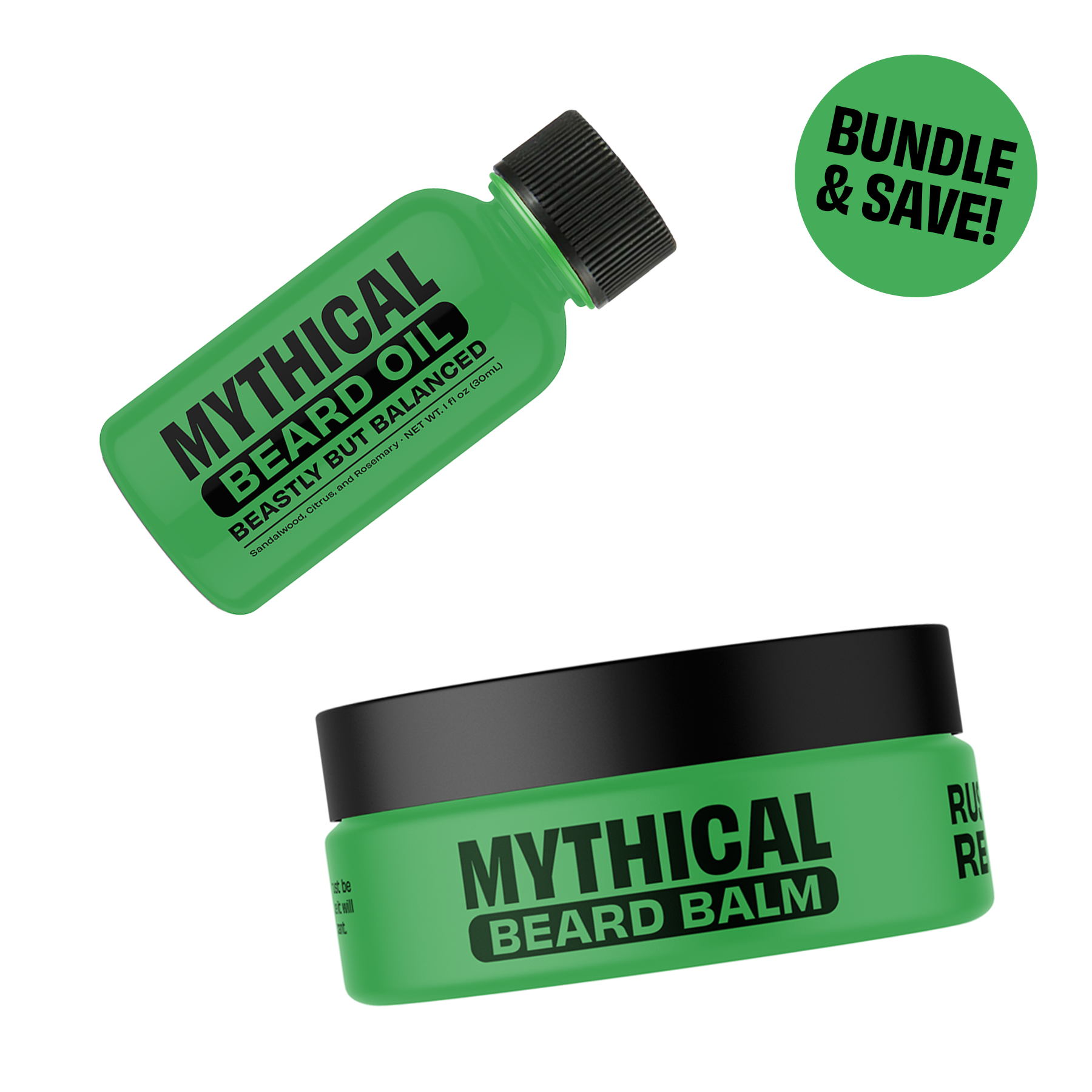 Rhett's Beard Bundle - Premium Beard Care Kit for Men with Beard Oil, Balm & Brush - Perfect for Grooming, Styling & Hydration at Home or Travel