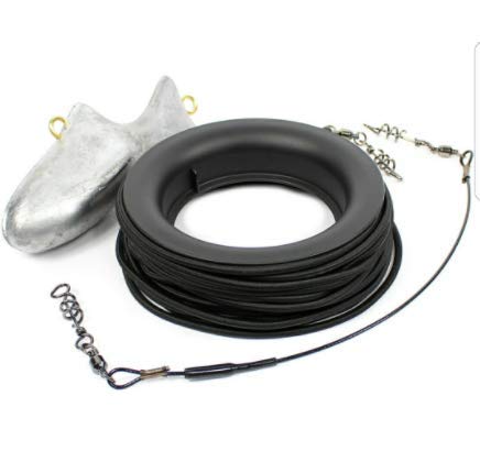 Dredge Pulling Kit with 6-Pound Fish Weight in Mesh Bag – Perfect for Saltwater Fishing & Crabbing