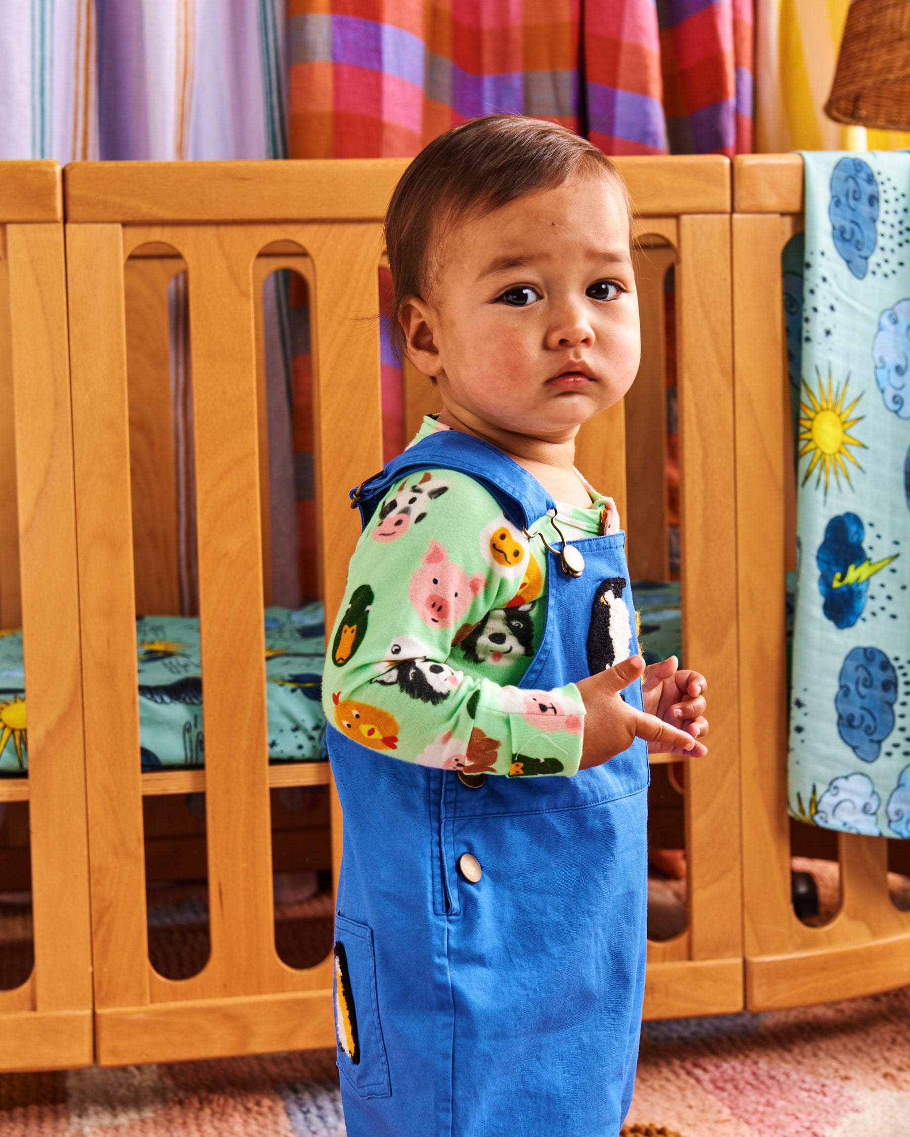Arctic Circle Baby Cotton Drill Overalls - Soft & Durable Unisex Romper for Infants & Toddlers - Perfect for Playtime, Daycare & Outdoor Adventures