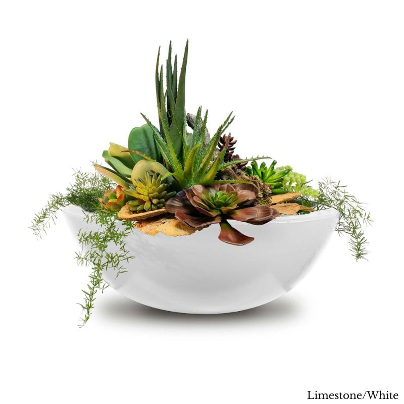 Sedona Planter Bowl - Modern Decorative Flower Pot for Indoor & Outdoor Plants - Perfect for Home, Office, Garden Decor and Gift Giving