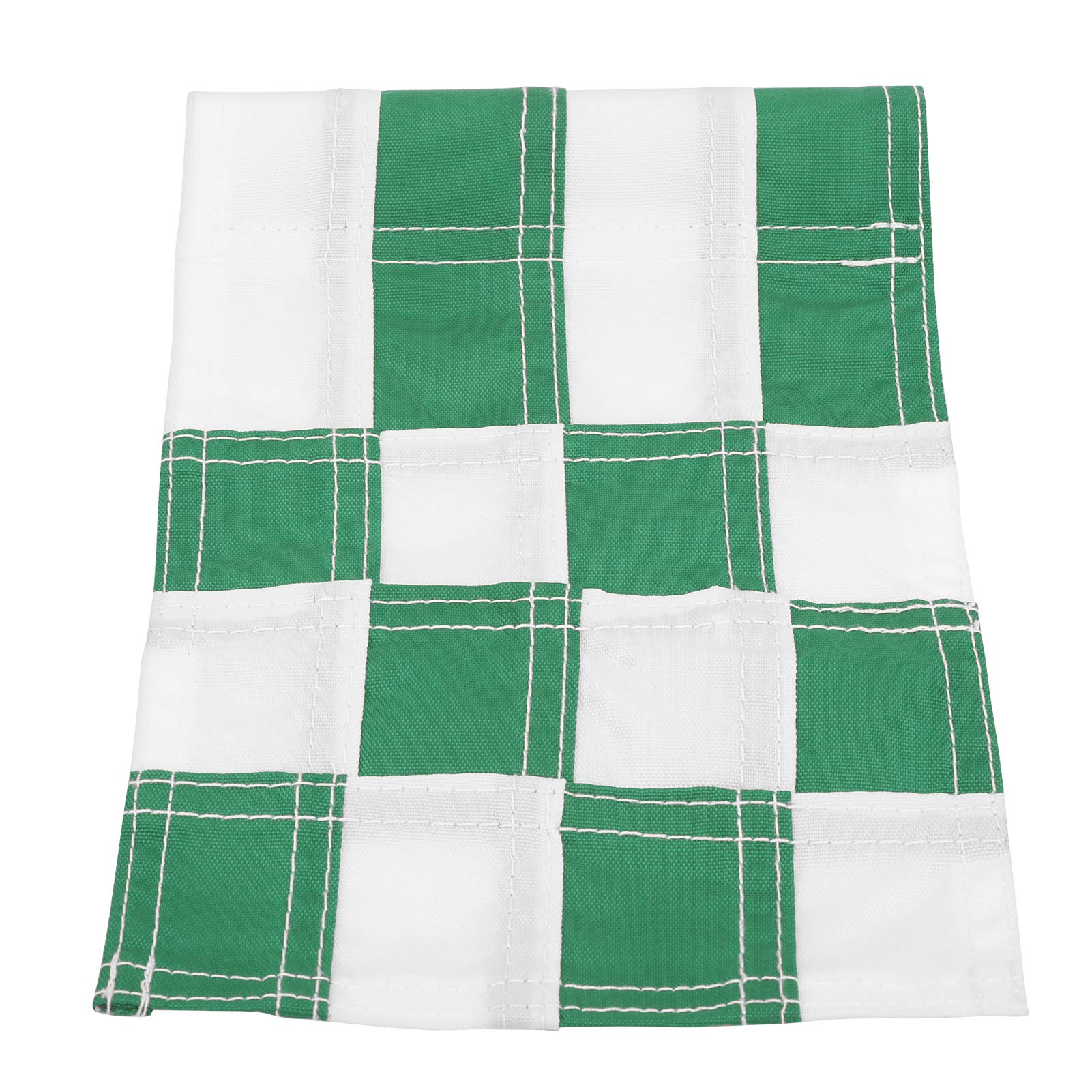 Premium Golf Putting Green Flags with Checkered Design - Practice Hole Pole Cup Flags for Backyard & Indoor Training - Durable Flagsticks with Green Grids for Enhanced Putting Accuracy - Perfect for Home, Office, or Golf Course Practice