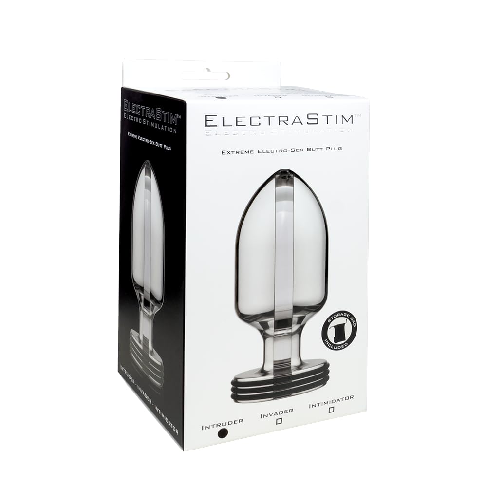 Intruder' Extreme Electro Butt Plug - Small Anal Toy for BDSM & Erotic Play | Powerful Vibrations & Remote Control | Perfect for Couples & Solo Play