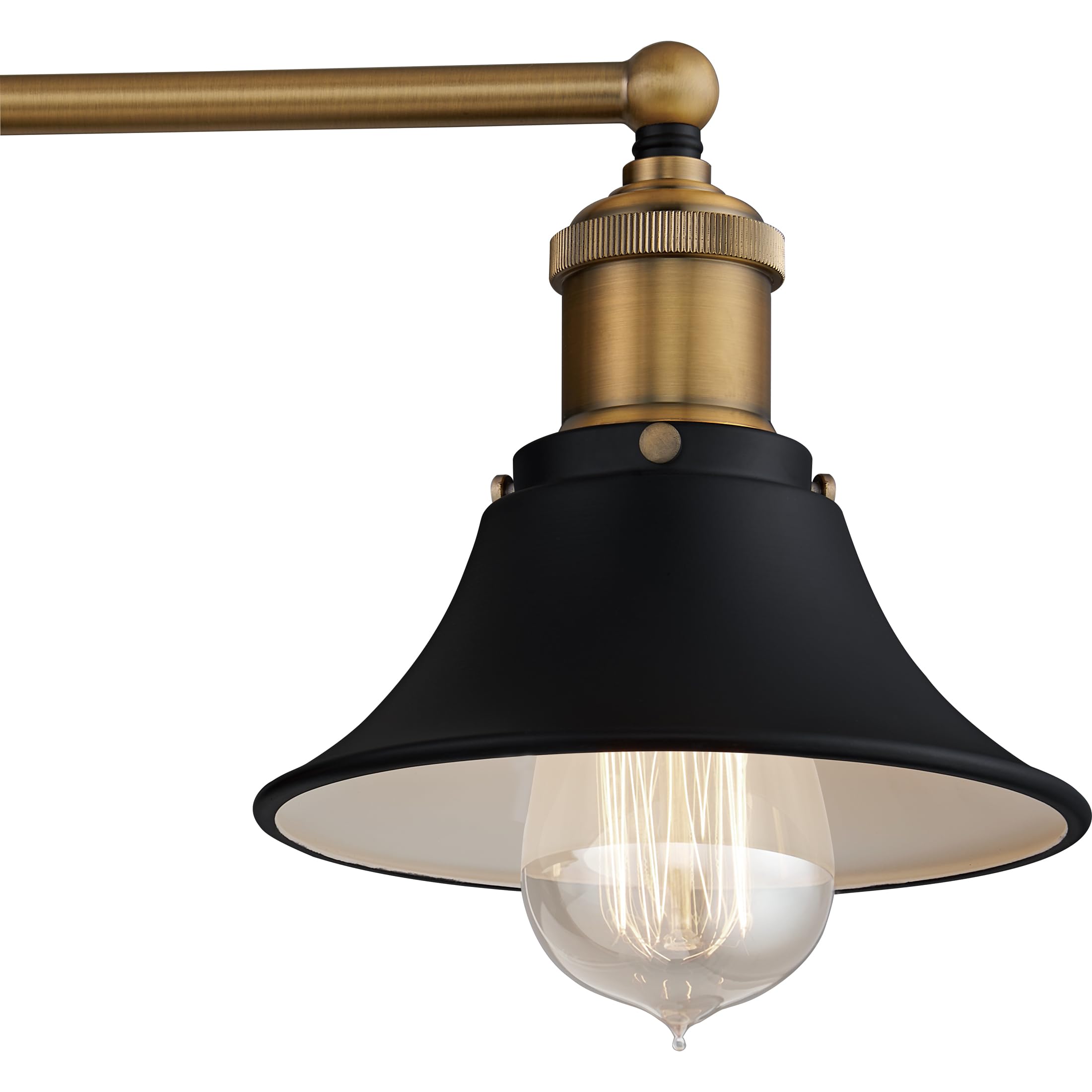 Quoizel Trafalgar 2-Light 15 Inch Matte Black Bathroom Vanity Light - Anglo-Inspired Transitional Wall Mount Fixture for Mirror, Dresser or Sink - Perfect for Modern Bathrooms, Bedrooms & Vanity Areas