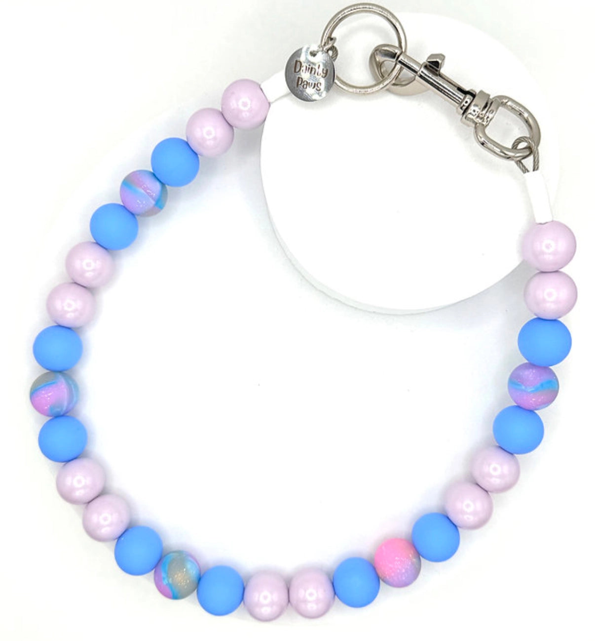 Cosmic Beaded Dog Collar - Stylish & Adjustable Pet Accessory for Small & Medium Dogs - Perfect for Daily Walks, Training & Fashion Outfits