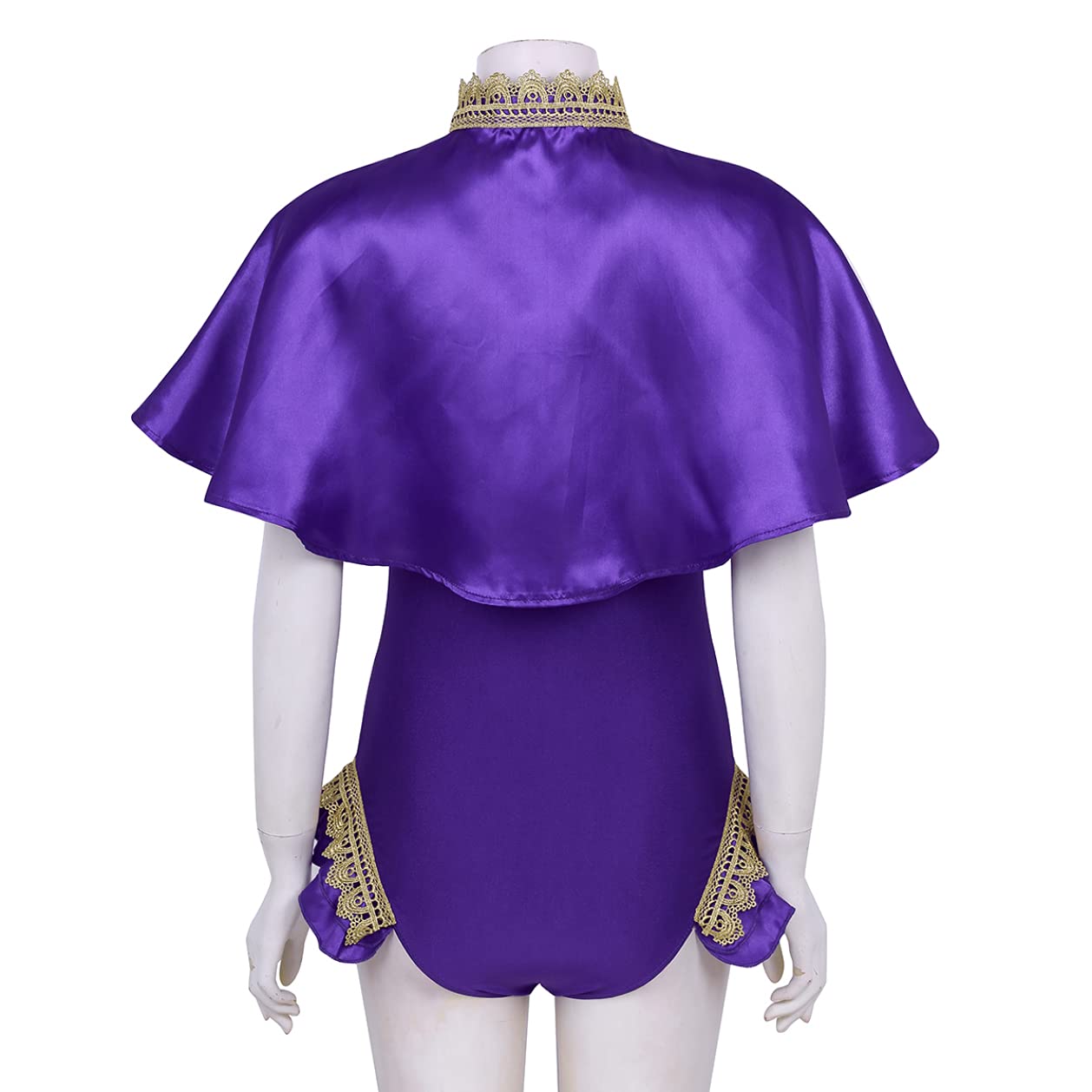 Yartina Women's Circus Show Costume | Halloween Party Leotard | Dance Bodysuit for Cosplay & Performance | Perfect for Halloween, Burlesque Shows & Circus Performances