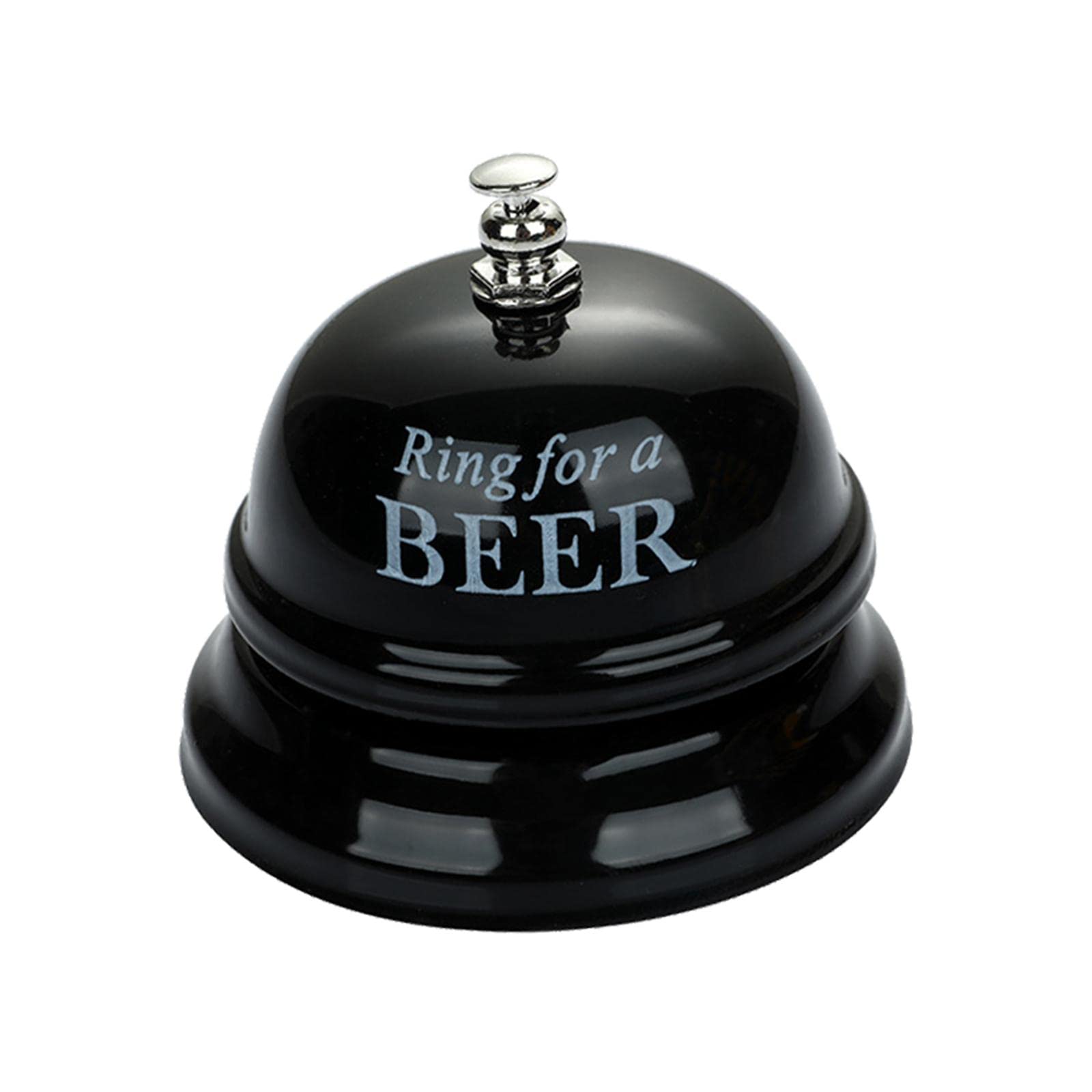 Milageto Black Reception Desk Service Bell - Hotel, Restaurant & Kitchen Counter Bell for Front Desk, Customer Service & Staff Alert - Durable & Loud for Busy Workplaces