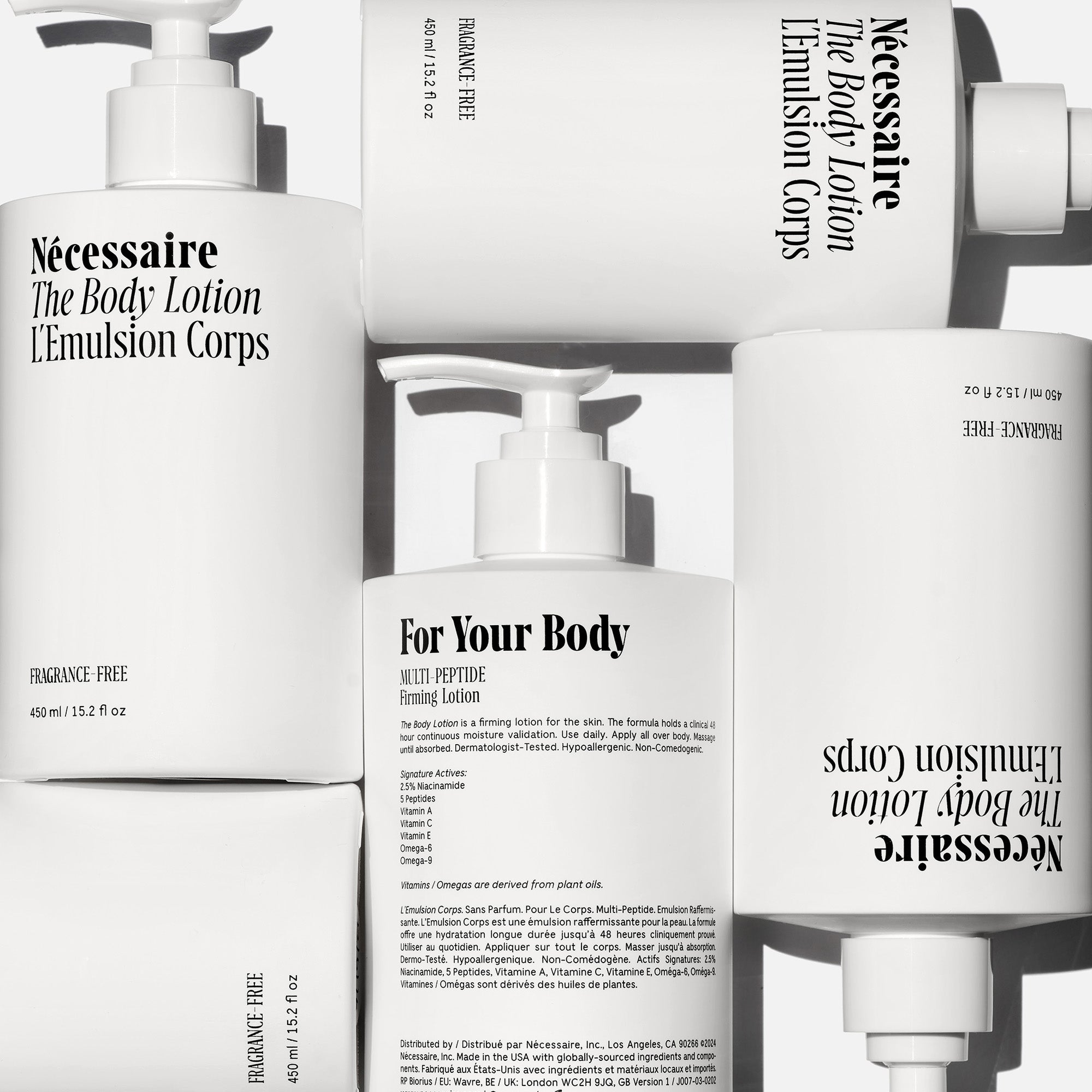 Fragrance-Free Body Lotion for Dry & Sensitive Skin | Hypoallergenic Moisturizer for Daily Hydration & Nourishment | Perfect for Winter Care & Post-Shower Use