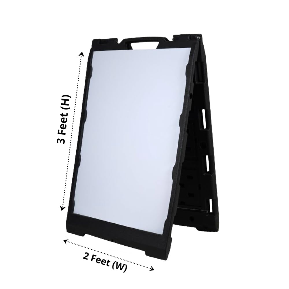 Premium A-Frame Sidewalk Sign with Dry Erase Surface - 24