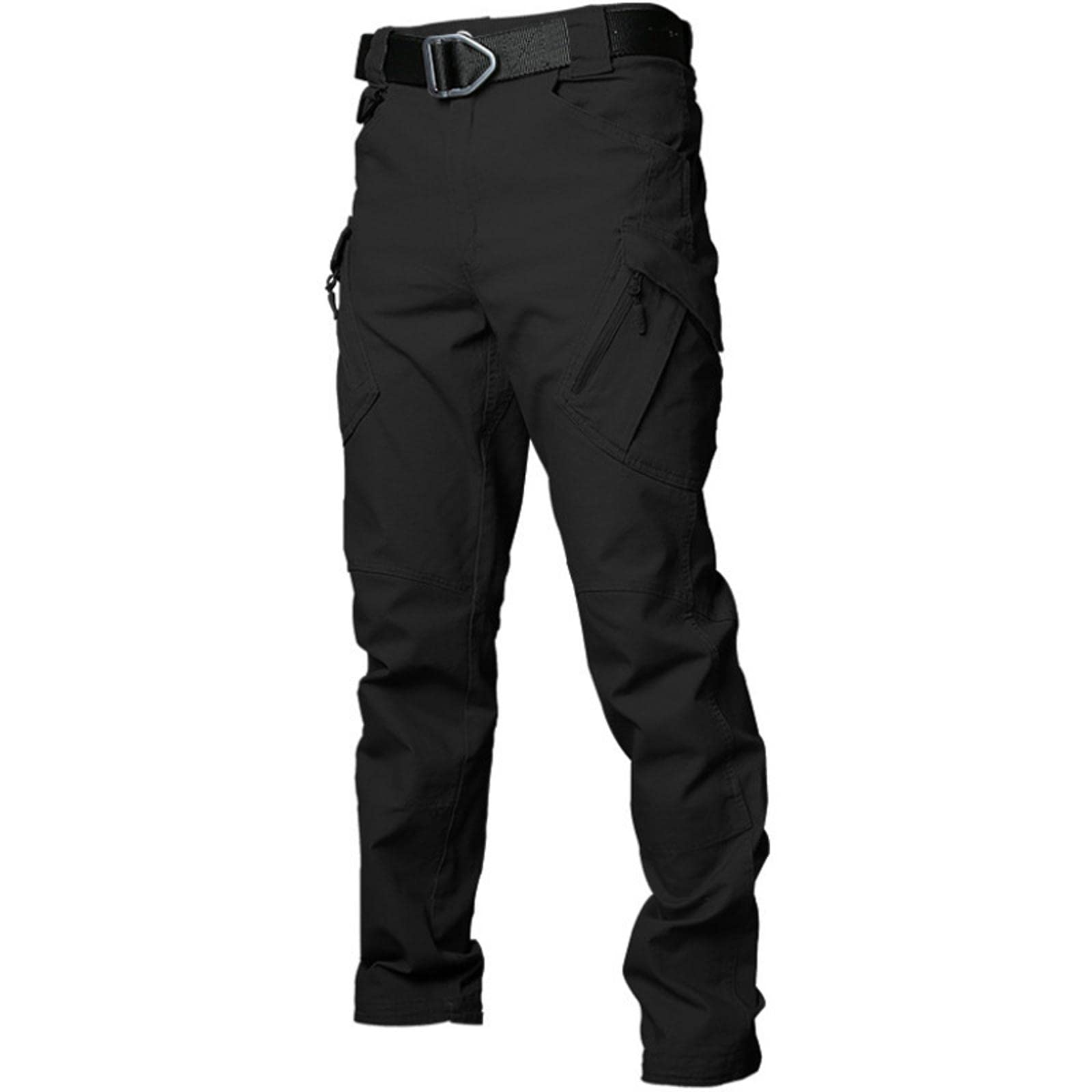 Men's Tactical Military Cargo Pants - Outdoor Work Camo Hiking Techwear Army Overalls - Durable Baggy Long Trousers for Camping, Hunting & Adventure Activities