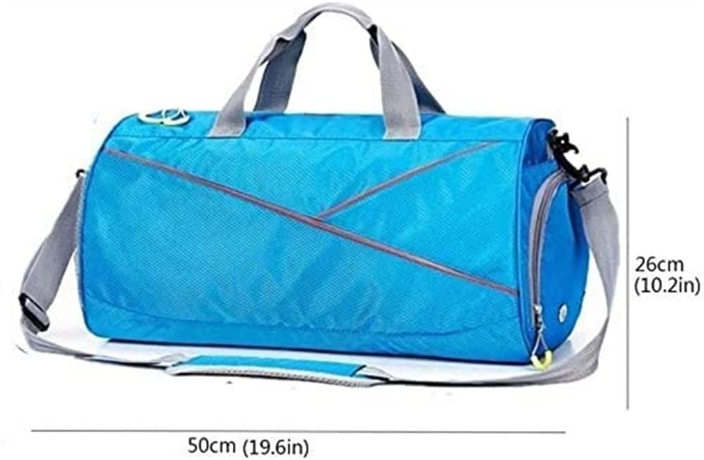 QINERSAW Gym Bag for Women & Men - Sports Fitness Bag with Wet Pocket & Shoe Compartment - Perfect for Workout, Gym, Travel & Outdoor Activities