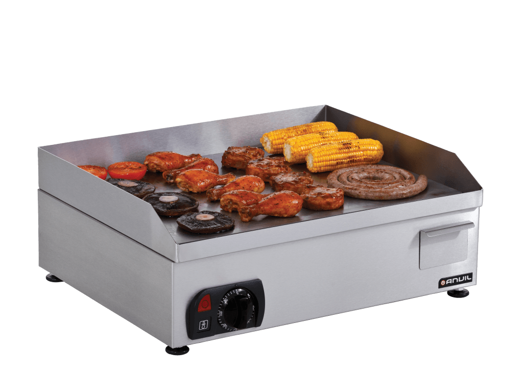 Anvil Flat Top Griddle 600mm - Professional Heavy Duty Cast Iron Grill for Outdoor Cooking, Camping & BBQ | Perfect for Backyard, Tailgating & Commercial Use