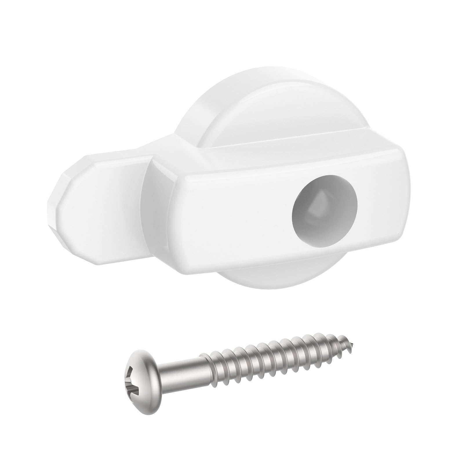 Andersen Screen Door Latch Replacement - Compatible with Andersen Sliding & French Wood Hinged Screen Doors - White Patio Door Lock - Perfect for Home, Garden & Outdoor Use