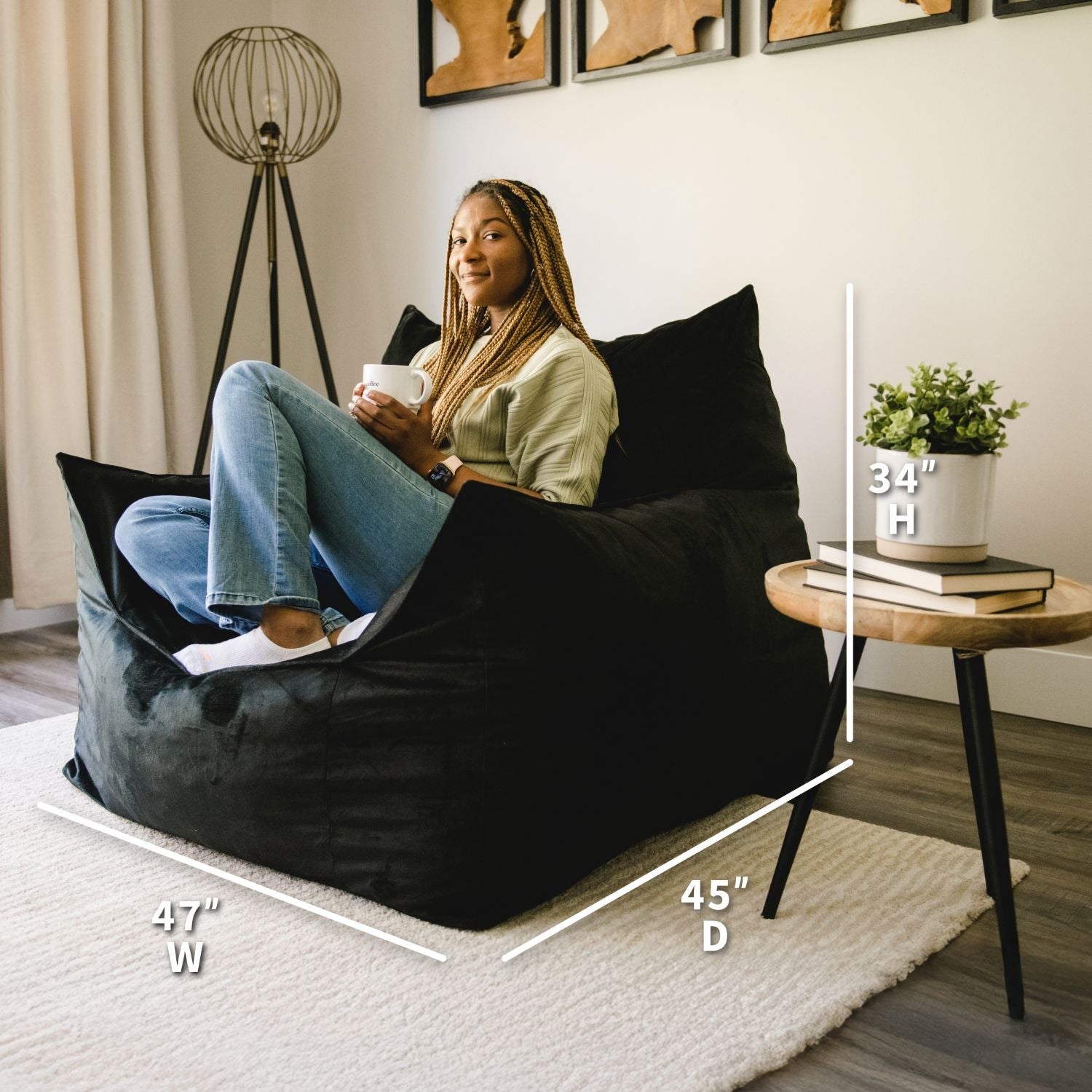 Imperial Lounger - Premium Comfort Recliner Chair for Living Room, Bedroom & Patio - Ergonomic Design with Adjustable Backrest & Footrest - Perfect for Relaxing, Reading & Napping