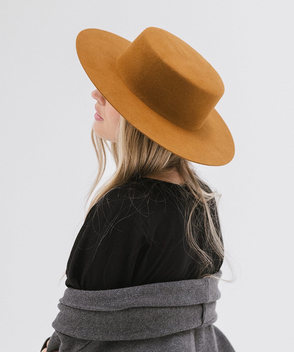 Stylish Dahlia Boater Hat for Women - Summer Straw Sun Hat with Wide Brim - Perfect for Beach, Garden Parties & Outdoor Events