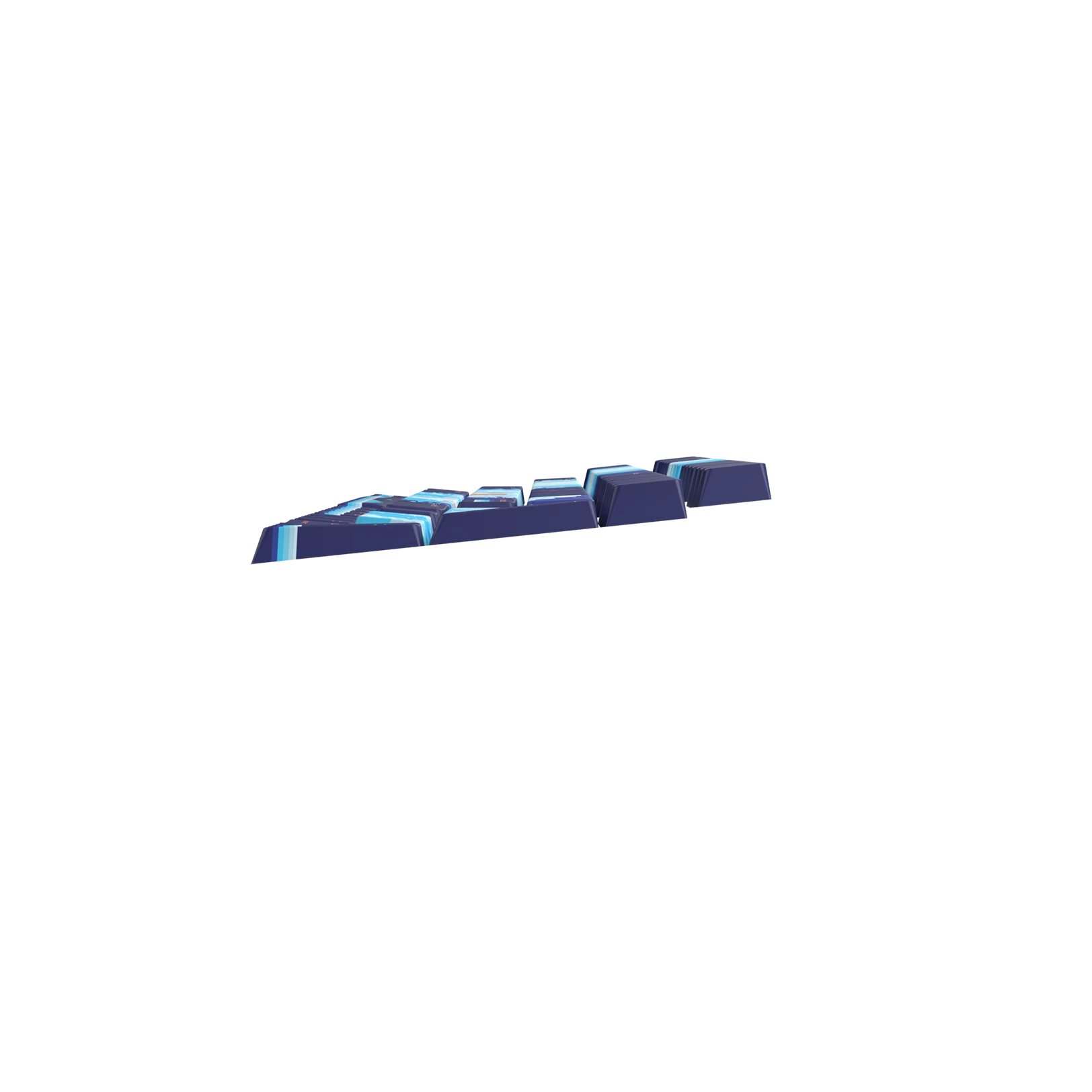 Synth Sunrise Limited Edition Keycaps - Custom Mechanical Keyboard Keycaps for Gaming & Typing - Perfect for PC, Mac, and Laptop Enthusiasts