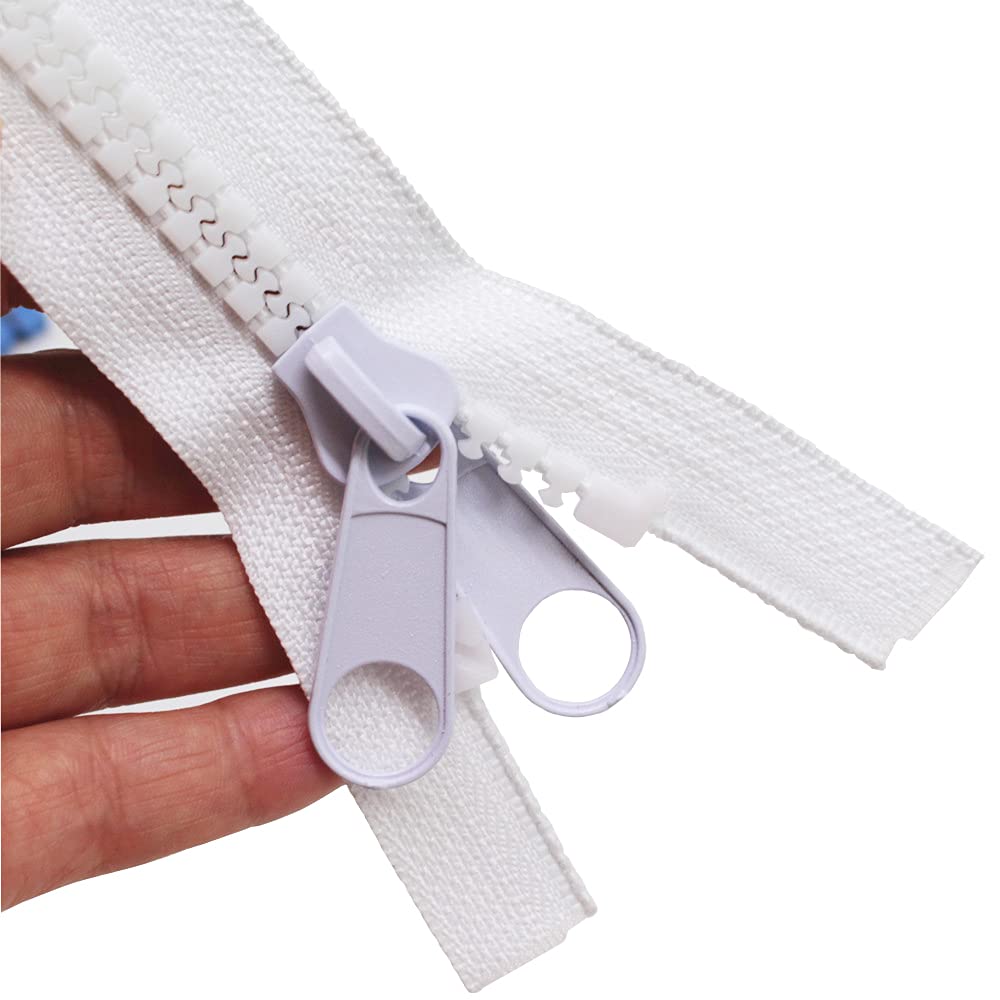 Heavy Duty Plastic Zippers for Sleeping Bags, Tents & Covers