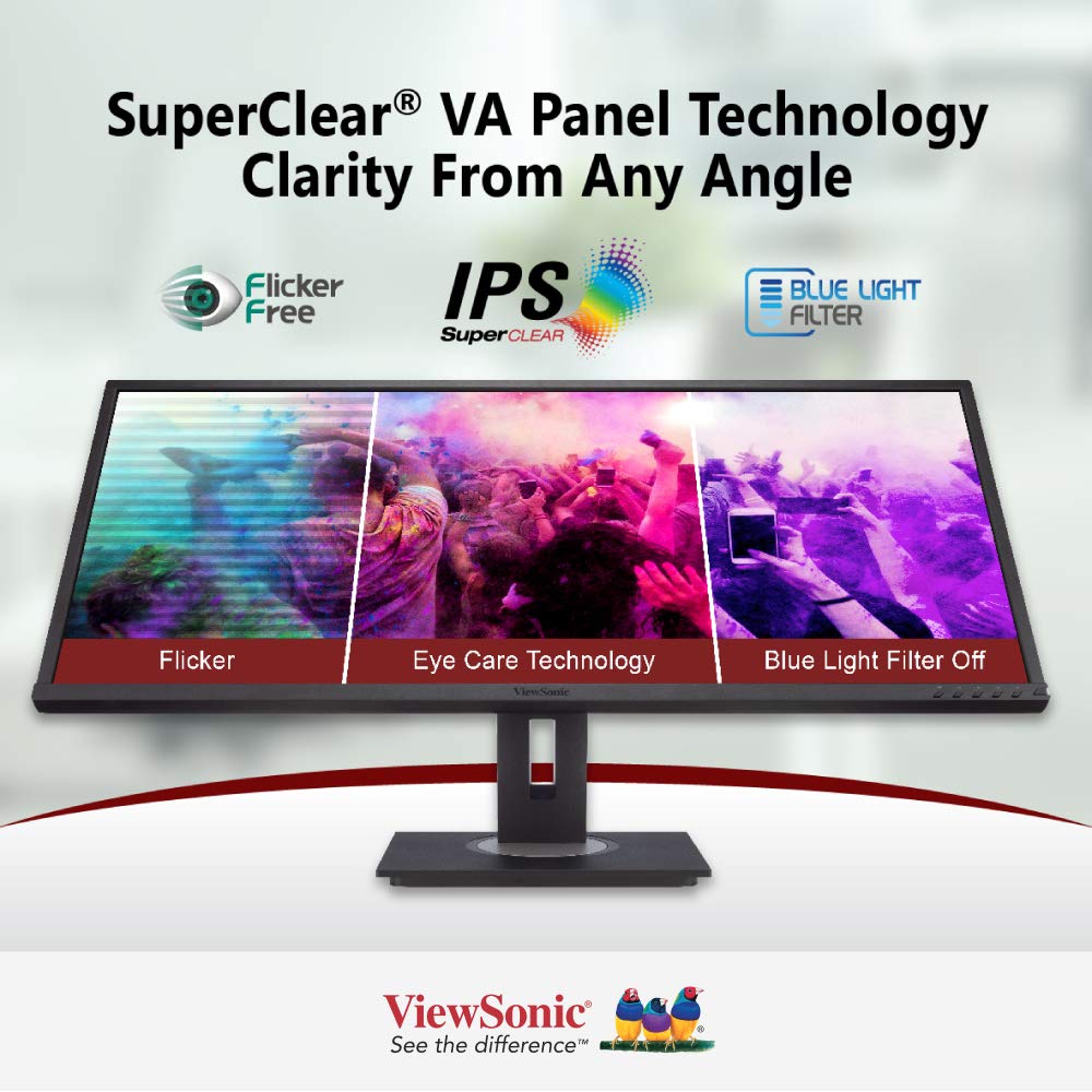 ViewSonic VG500 15 Inch LCD Monitor - Full HD 1080p, VGA & HDMI Ports, Ultra-Thin Bezel Design for Home Office, Gaming, and Business Use (VG500-2)