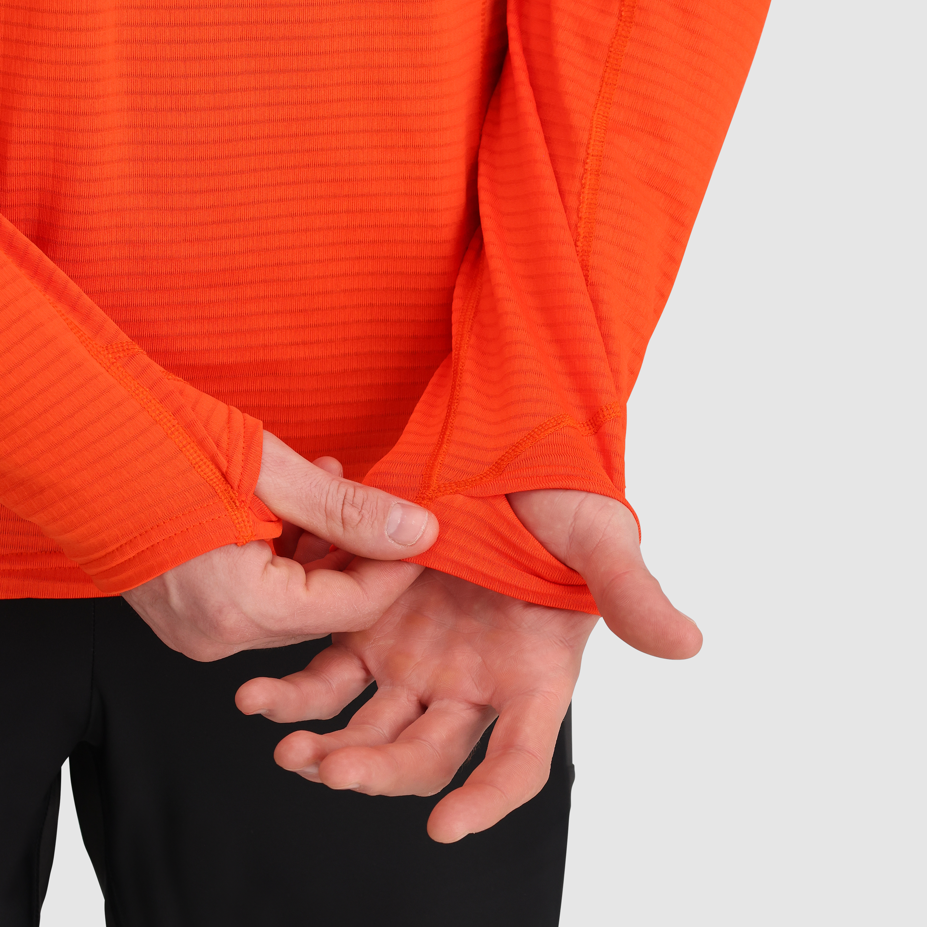 Men's Vigor Grid Fleece Half Zip Pullover - Lightweight Thermal Performance Shirt for Running, Hiking & Outdoor Activities