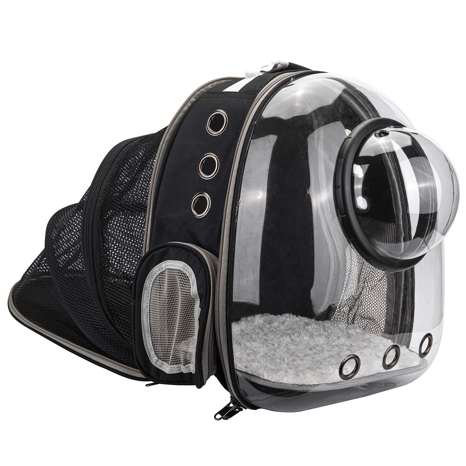 Foldable Breathable Pet Backpack Carrier for Cats & Small Dogs - Lightweight Travel Cat Backpack for Hiking, Walking & Outdoor Adventures - Perfect for Vet Visits, Air Travel & Daily Commutes