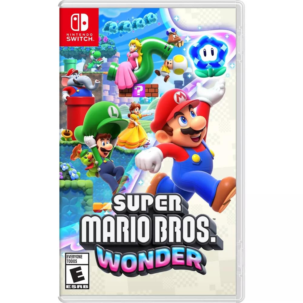 Super Mario Bros. Wonder Game for Nintendo Switch - International Version | Family-Friendly Adventure Platformer | Perfect for Kids & Multiplayer Gaming Parties
