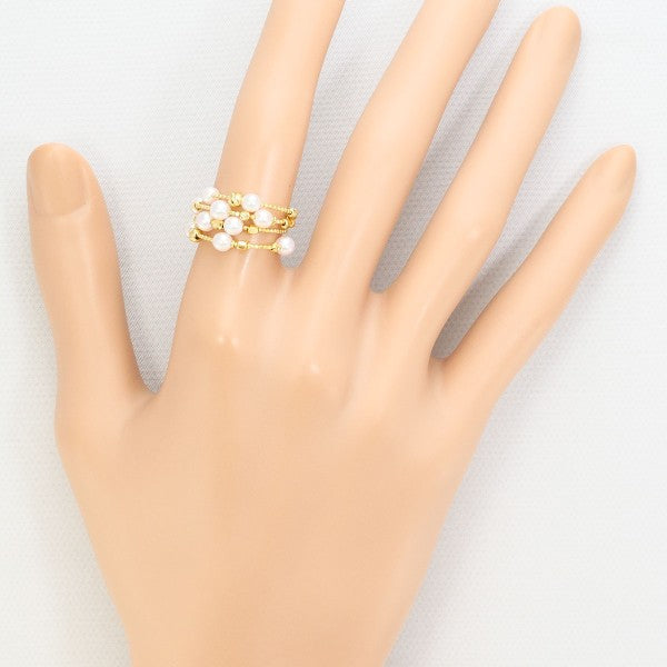 18K Yellow Gold Pearl Ring for Women - Elegant & Timeless Jewelry Gift for Birthday, Anniversary, or Wedding - Perfect for Special Occasions & Everyday Wear