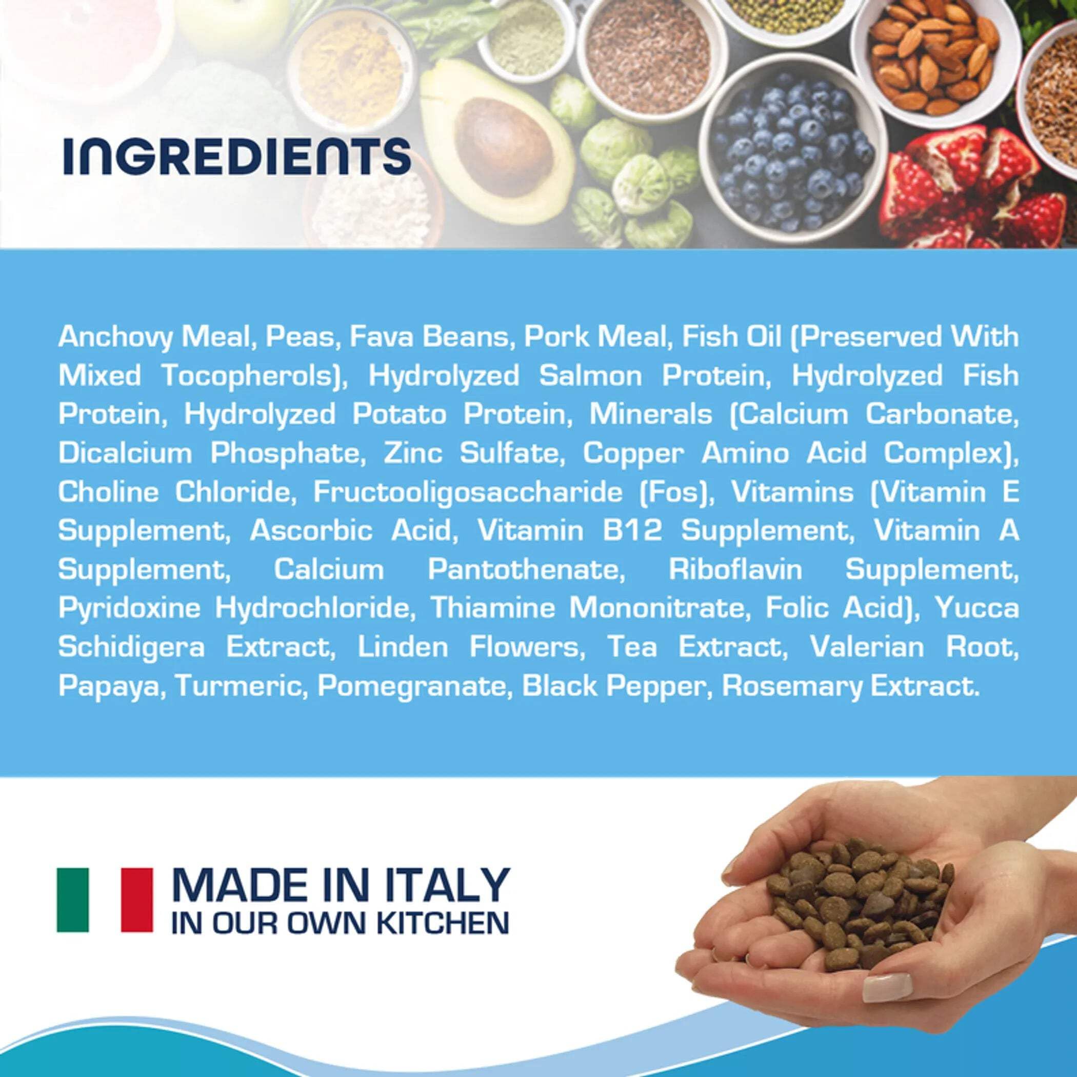 Forza10 Sensitive Behavioral Dry Dog Food - Grain Free, Chicken Free, Anxiety Relief - Veterinarian Recommended No Prescription Fish Flavor - 25lb for Adult Dogs - Perfect for Dogs with Anxiety, Digestive Issues & Sensitive Stomachs - Home Use & Training Treats