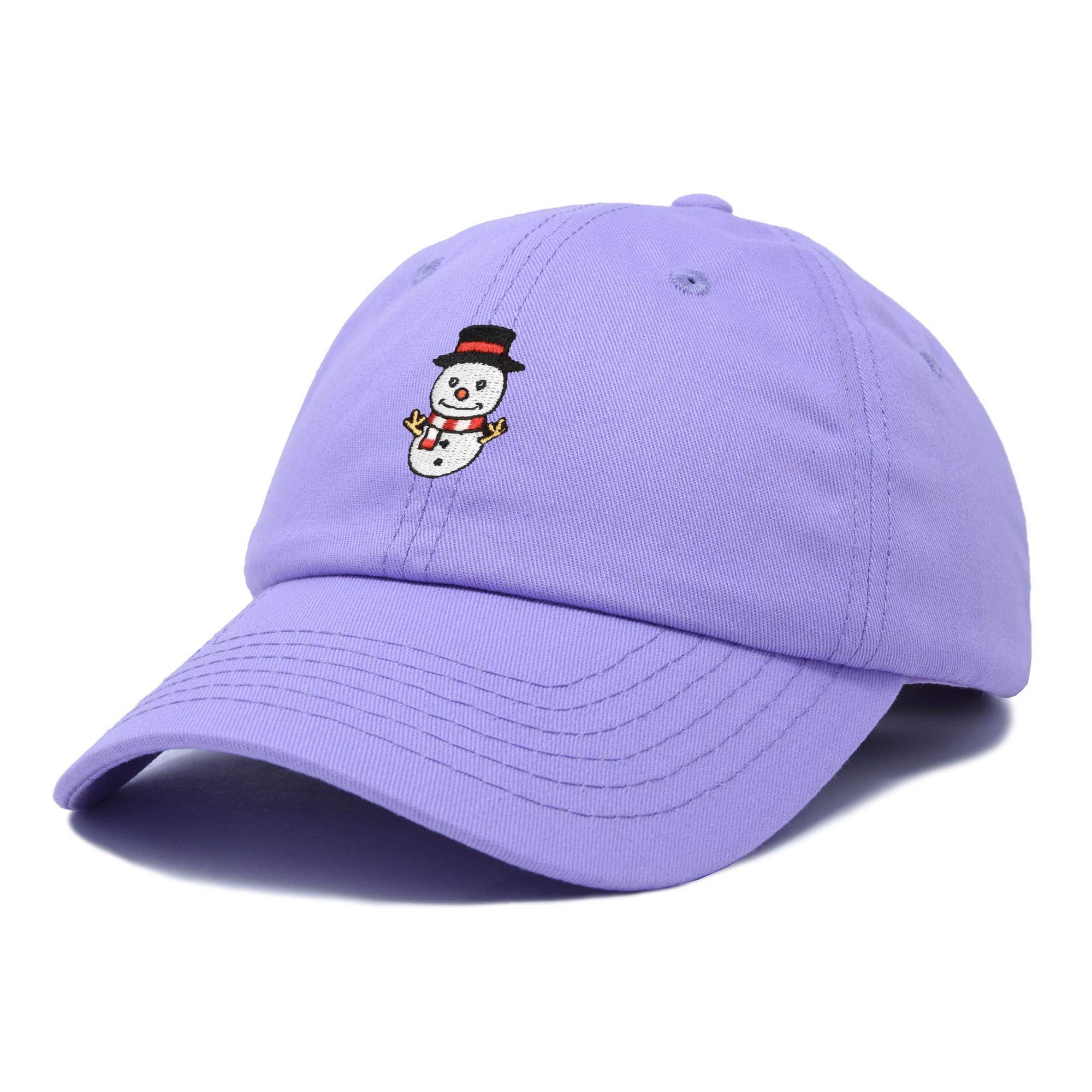 DALIX Cute Snowman Hat for Women - Winter Baseball Cap with Embroidery - Perfect for Christmas, Holiday Parties & Outdoor Activities