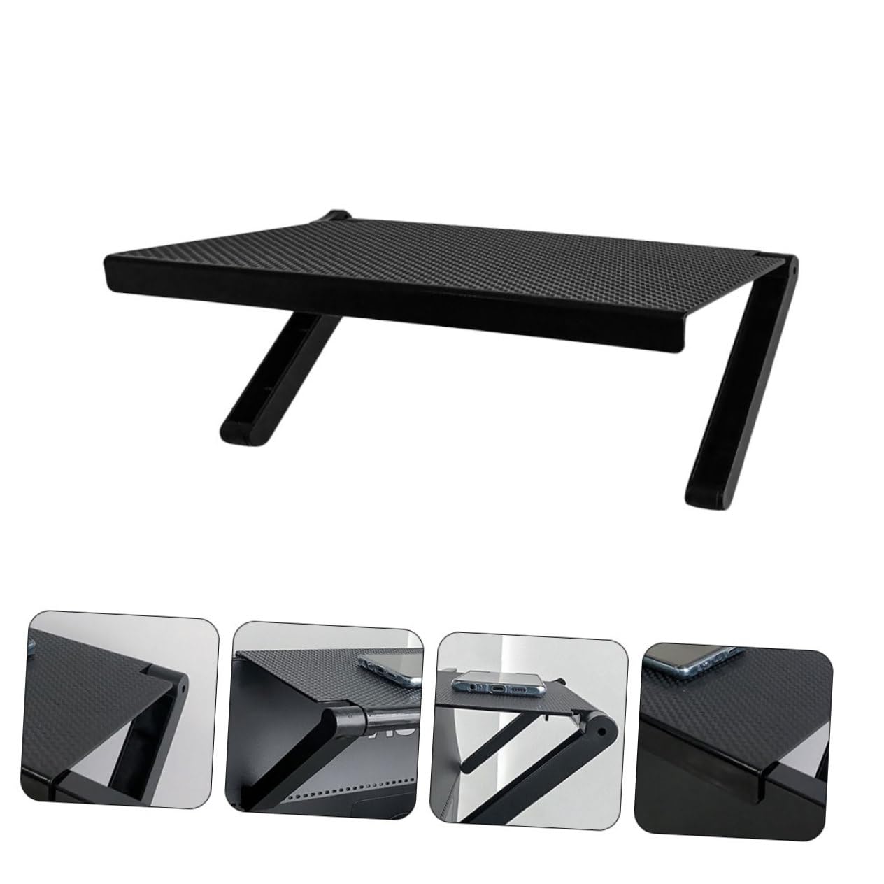 CAXUSD Universal TV Wall Mount Bracket - Heavy Duty Black TV Stand for Flat Screen TVs up to 65