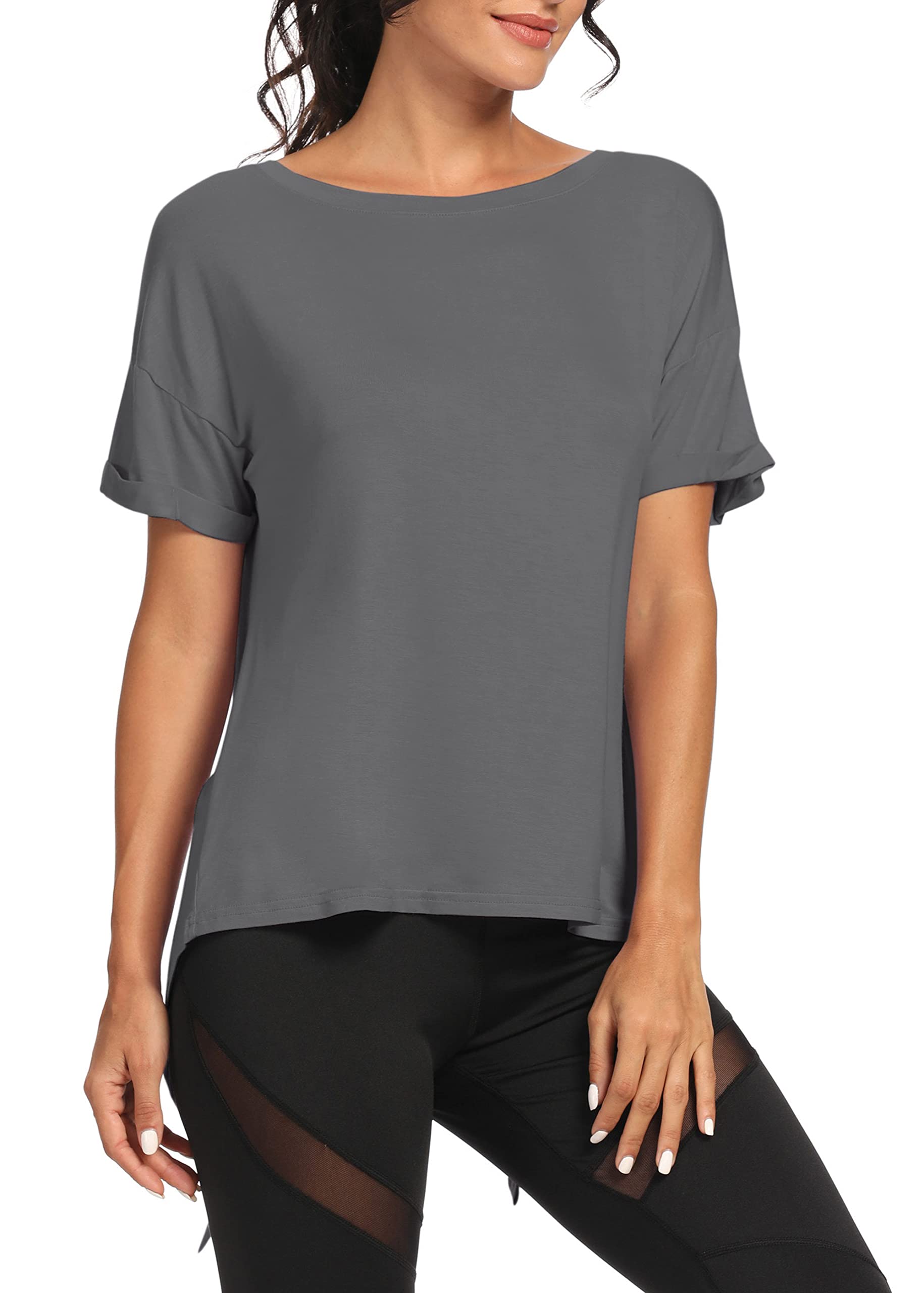 Bestisun Women's Open Back Workout Tops - Gym Athletic Muscle Tank with Tie Back Design | Perfect for Yoga, Running & Fitness Training