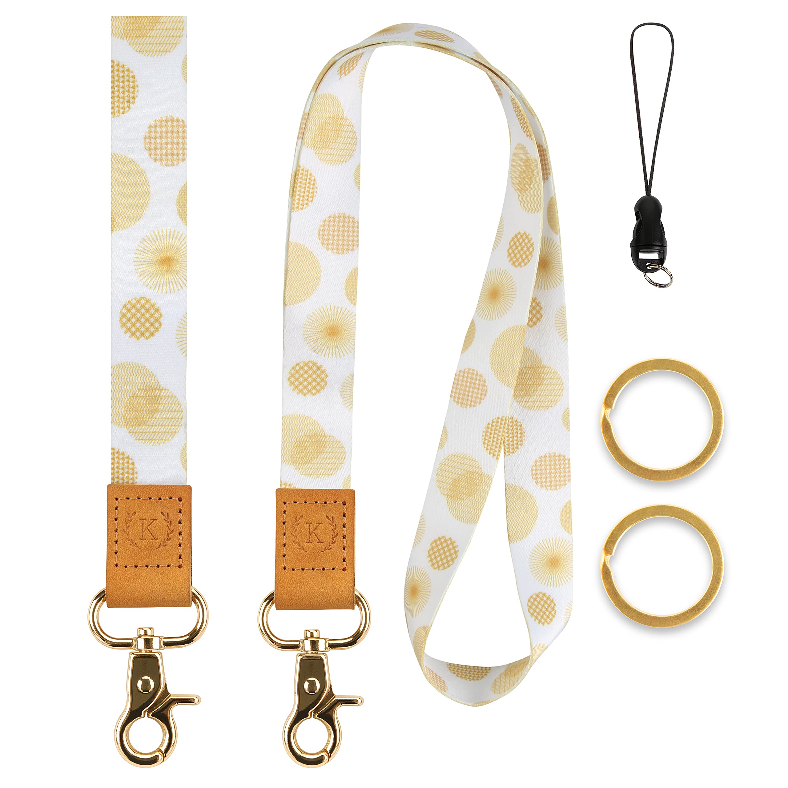Cute Lanyard for Keys & ID Badges - Soft Durable Polyester for Work & Travel