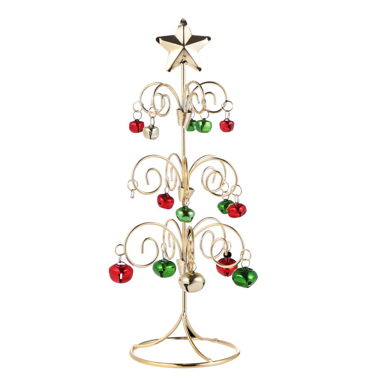 BESPORTBLE 1pc Wrought Iron Christmas Tree - Elegant Office & Hotel Decor, Miniature Xmas Tree for Desk, Workstation & Holiday Display - Perfect for Home, Office, Hotel & Gift Giving
