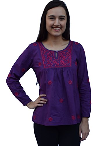 Red Emb on Purple