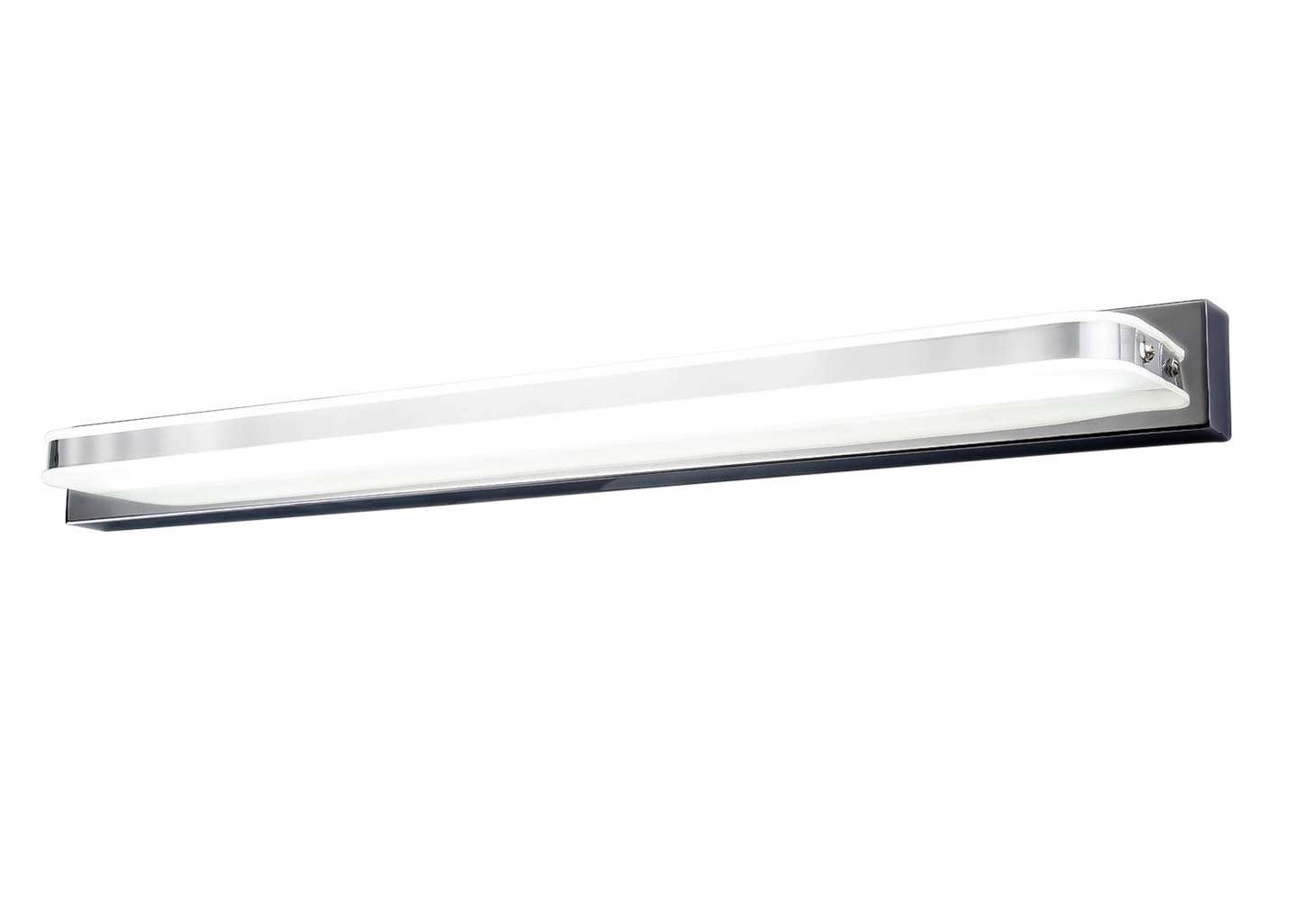12W LED Vanity Light 24.8 Inch Makeup Mirror Light - Waterproof Anti-Fog Bathroom Lighting, Stainless Steel Acrylic Tube for Wall Mount - Perfect for Dressing Room, Spa, Salon & Modern Home Decor
