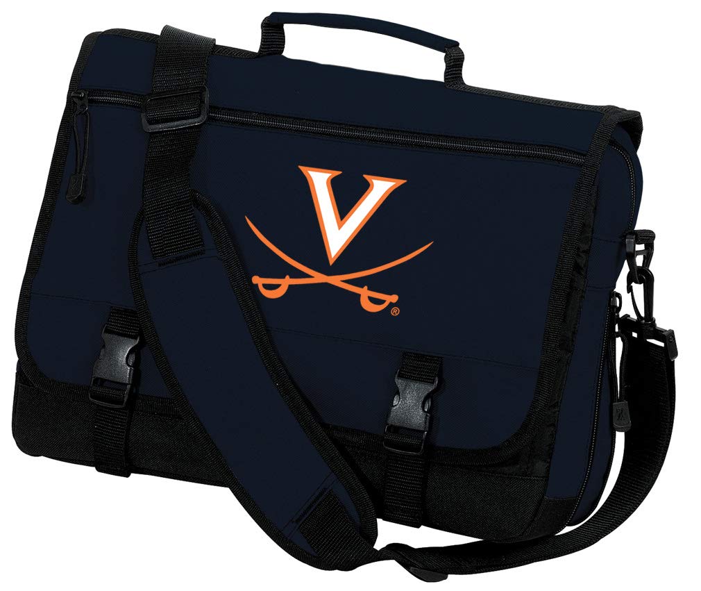 UVA Laptop Computer Bag - University of Virginia Messenger Briefcase for Students & Professionals | Perfect for Campus, Office & Travel