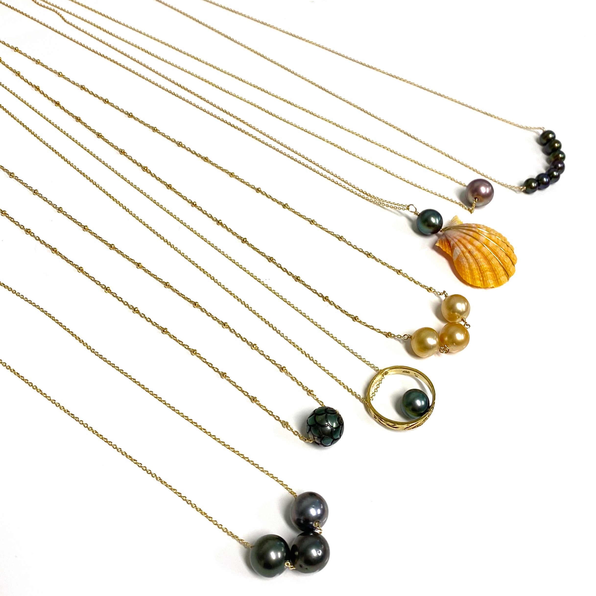 IOLA Yellow Shell Pendant Necklace (N352) - Elegant Boho Jewelry for Women, Perfect for Beach Parties & Summer Outfits
