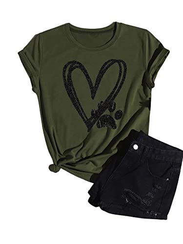 Short Sleeve Love Green