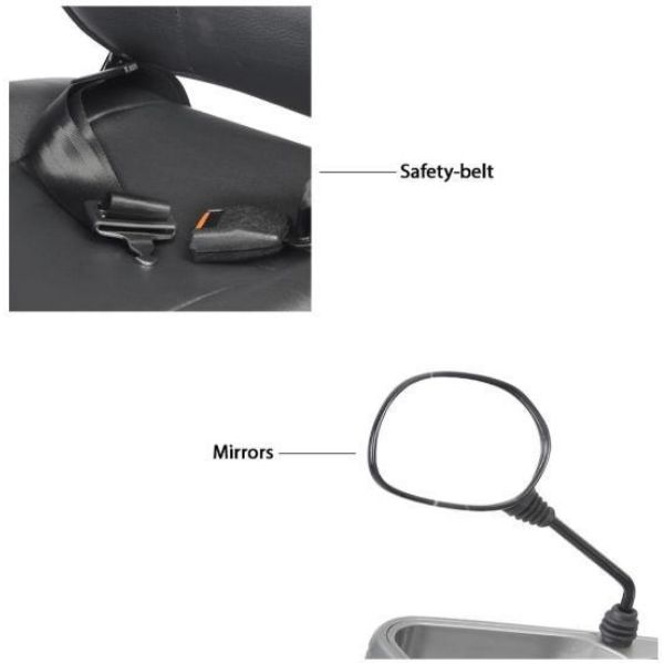 AFIKIM Afiscooter C3 Mobility Scooter - Lightweight & Portable for Seniors & Adults - Exclusive Discount Offer - Perfect for Indoor & Outdoor Use, Shopping, Travel & Daily Commuting