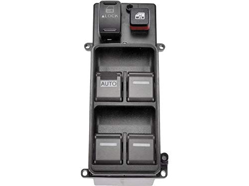 2005-2010 Honda Odyssey Front Left Driver Side Window Switch Assembly - 6 Button Power Window Control - Perfect for Replacement & Repair | Fits EX, LX, Touring Models | Durable OEM-Style Part for Smooth Window Operation