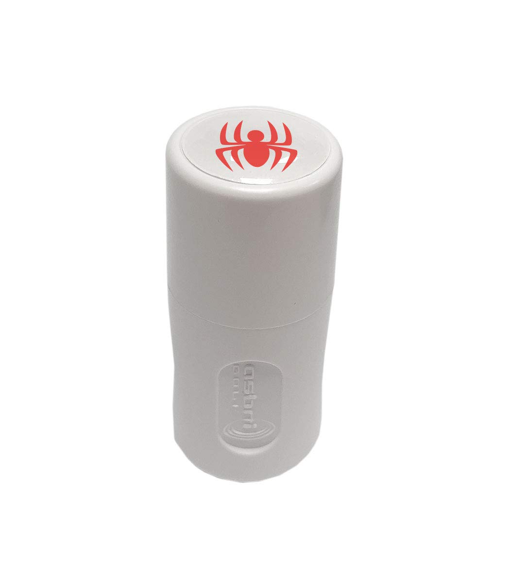 Spider Ball Stamper Toy - Red Color Fun Stamp for Kids Arts & Crafts, Party Favors, DIY Projects